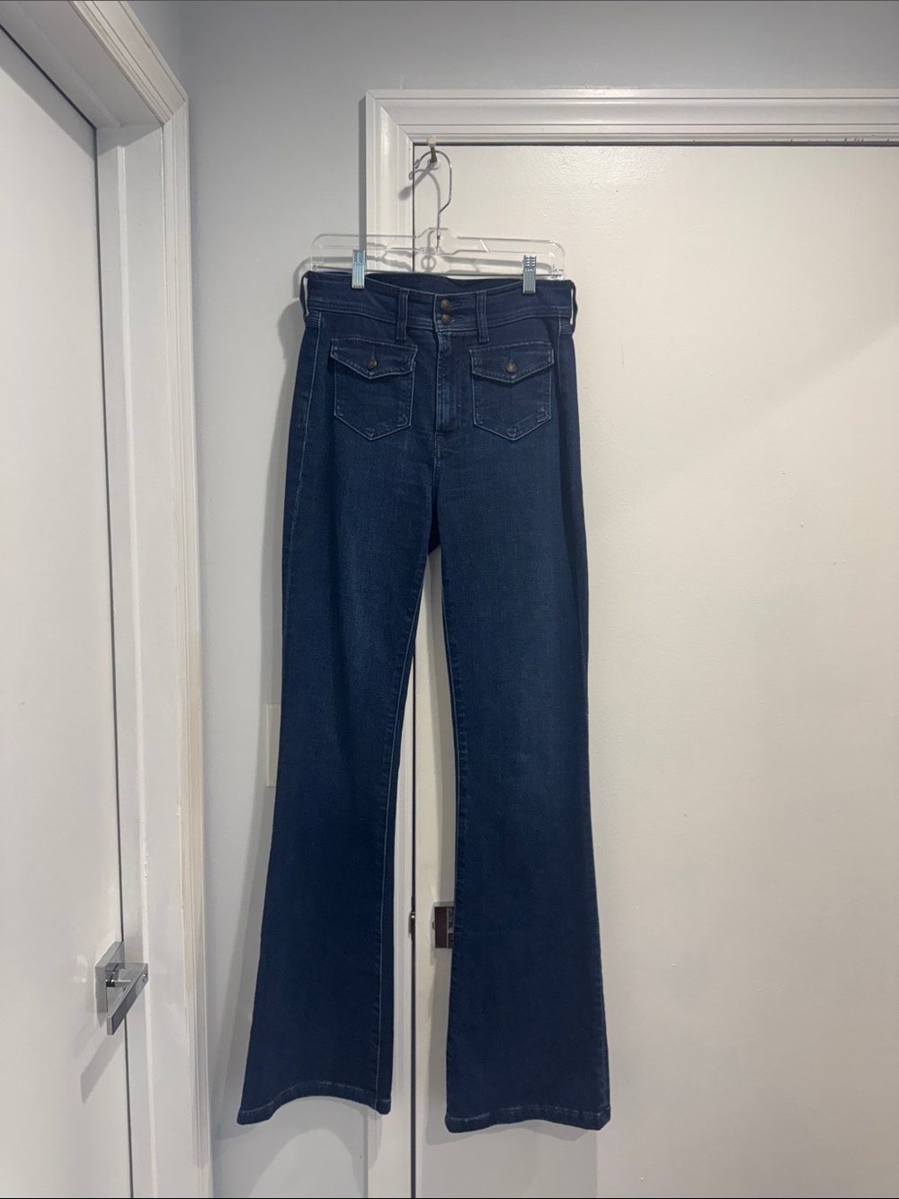 GAP Indigo High-Rise Wide Leg Jeans